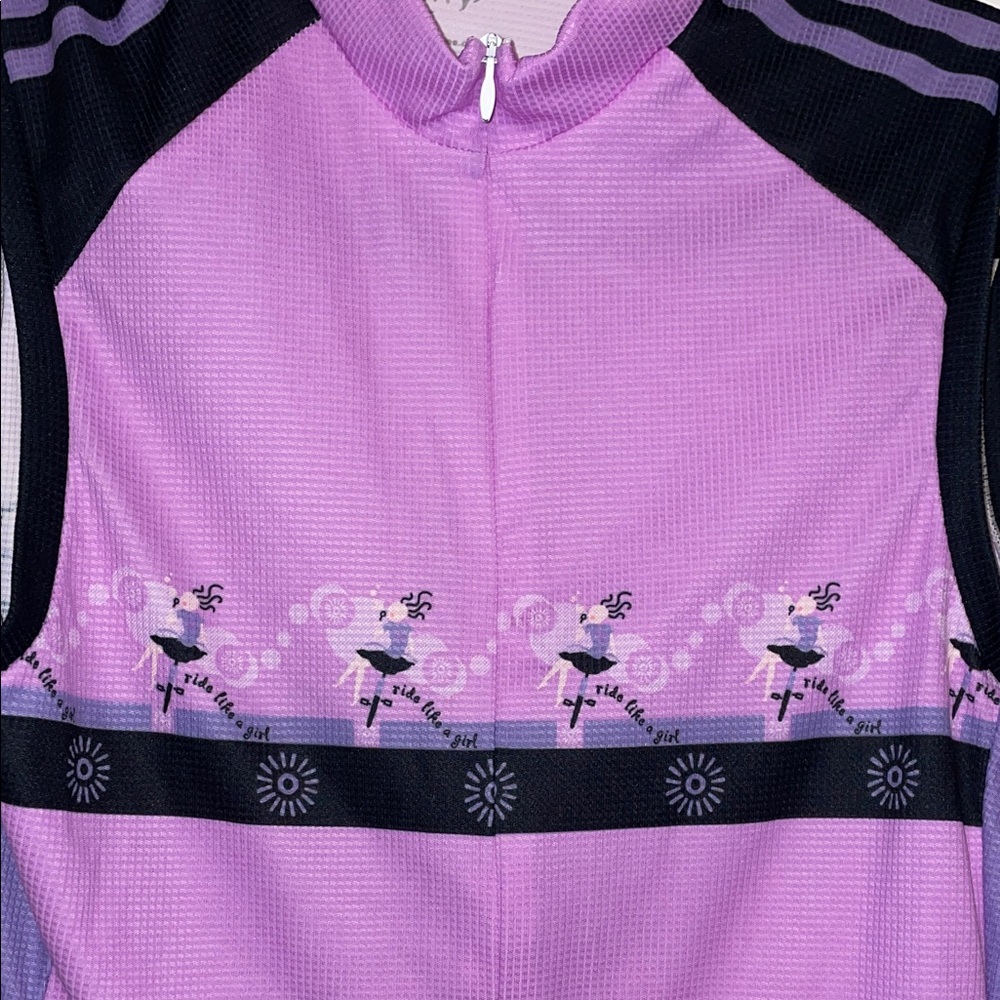Purple Sleeveless Cycling Jersey - Picture 2 of 11